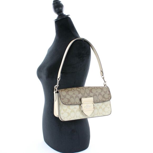 Coach Signature Canvas Morgan Bag - Picture 2 of 8